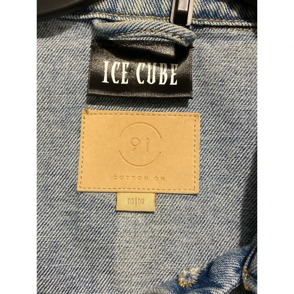Ice Cube AmeriKKKa’s MOST WANTED‎ Denim Trucker Jacket Men’s Size M